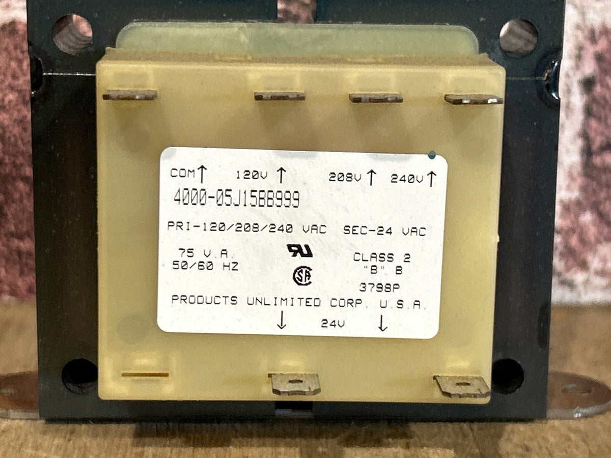 120/208/240/24 V, 60 Hz, 75VA Transformer