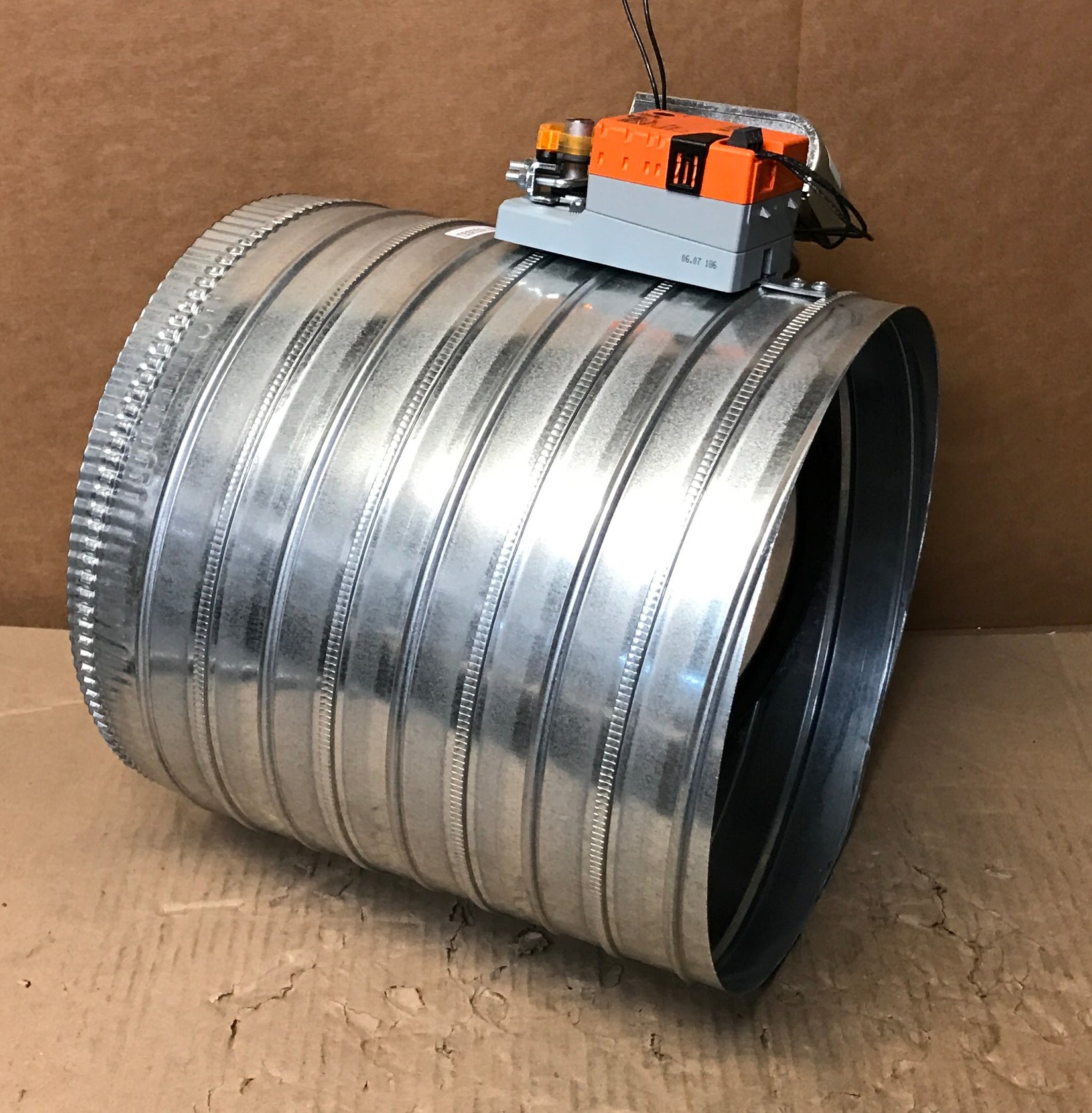 12 Static Pressure Controlled Motorized Bypass Damper/W 24 Volt Modula ...