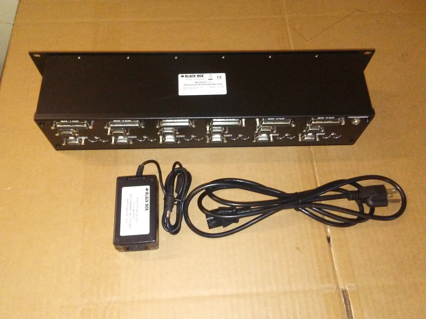 6-PORT DUAL ACCESS RACKMOUNT SERVSWITCH CAT5 KVM EXTENDER HUB WITH SERIAL