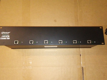 6-PORT DUAL ACCESS RACKMOUNT SERVSWITCH CAT5 KVM EXTENDER HUB WITH SERIAL