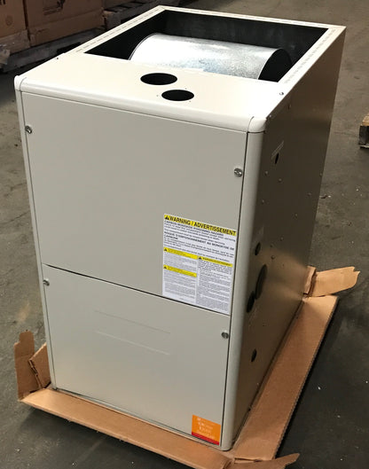 100,000/65,000 BTU "iSEER IQ DRIVE READY HIGH EFFICIENCY" SERIES TWO-STAGE ECM VARIABLE SPEED DOWNFLOW NATURAL GAS LOW NOx FURNACE/W Smartlite TECHNOLOGY 95.1% 115/60/1 CFM 705-2000