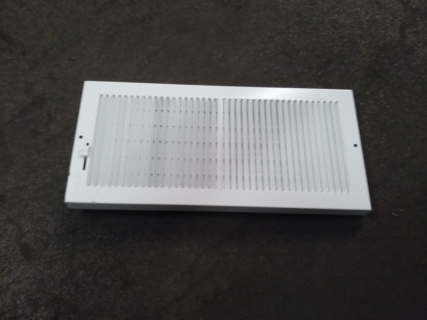 14" X 6" STEEL/WHITE BASEBOARD REGISTER