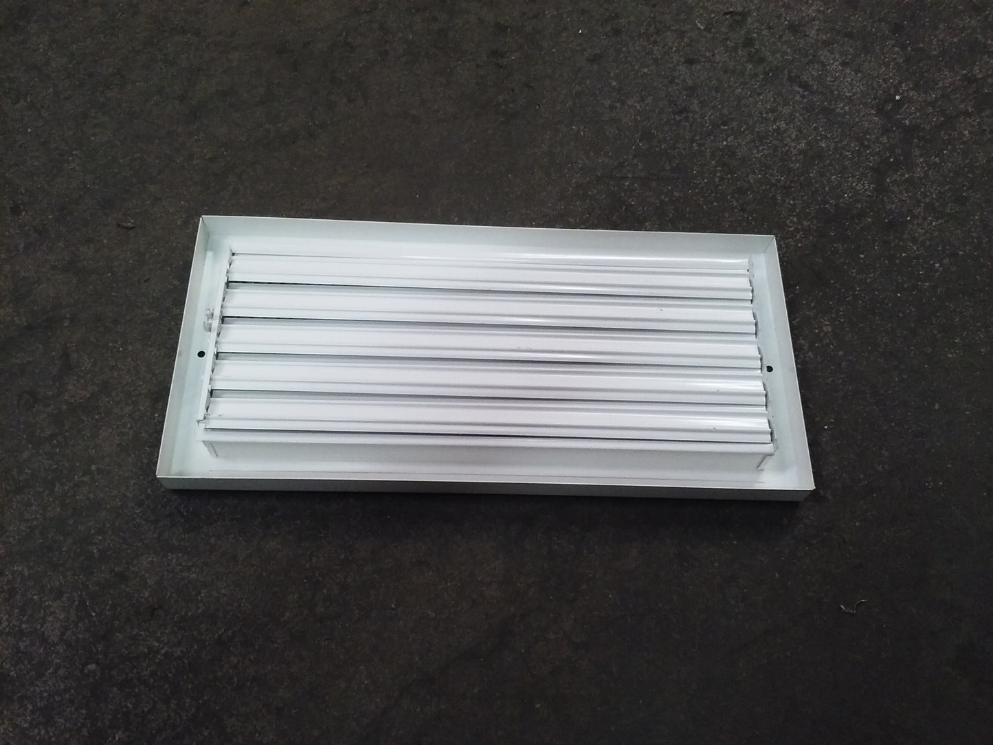 14" X 6" STEEL/WHITE BASEBOARD REGISTER