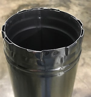 4" X 4' B-VENT DOUBLE WALL GAS VENT CONNECTOR PIPE