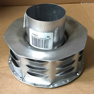 3" UNIVERSAL LOUVERED B-VENT RAIN CAP