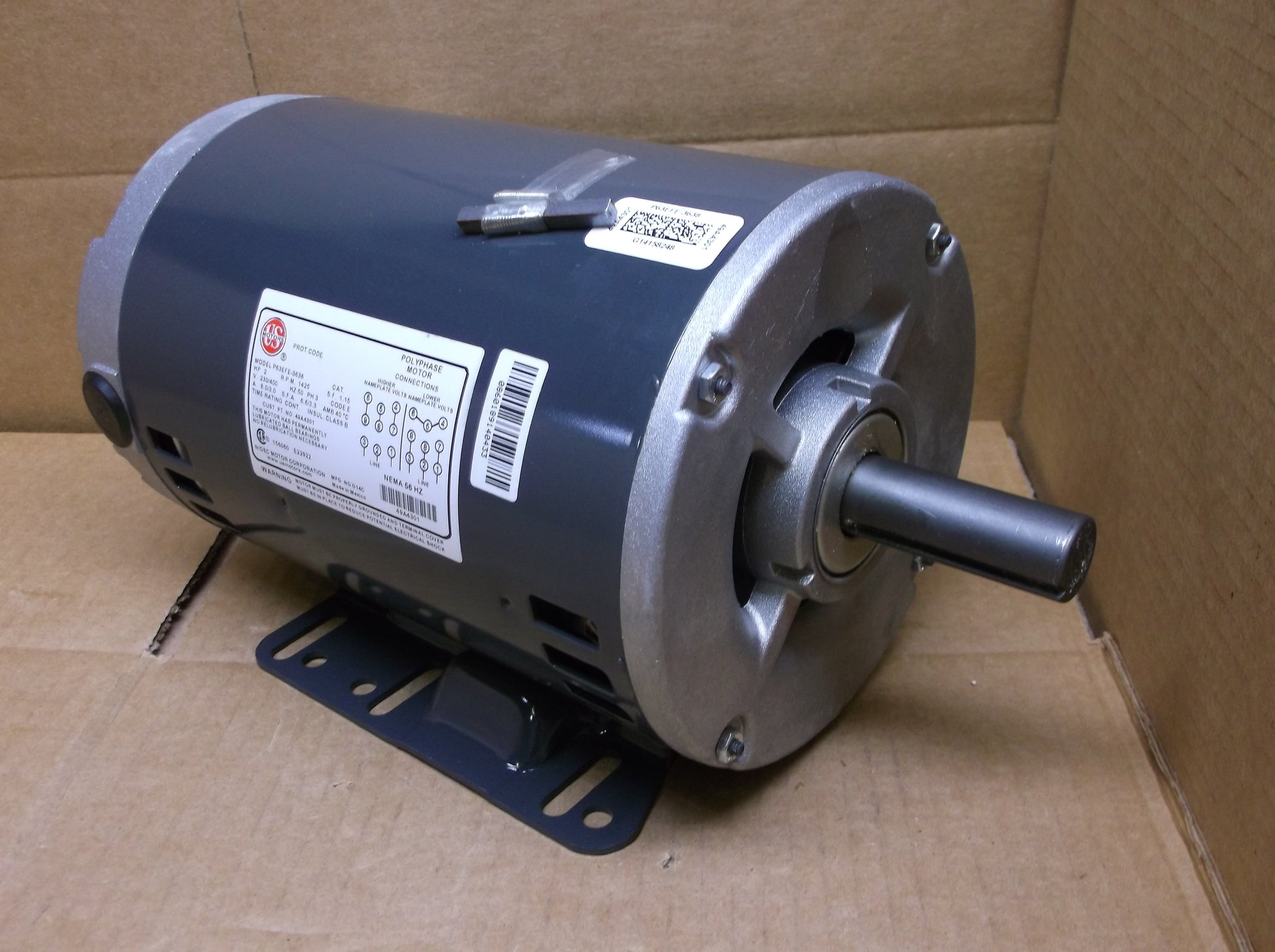 2HP BLOWER MOTOR 230-400/50/3 RPM:1425/1-SPEED