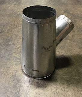 12" X 9" X 6" GALVANIZED STRAIGHT WELDED WYE