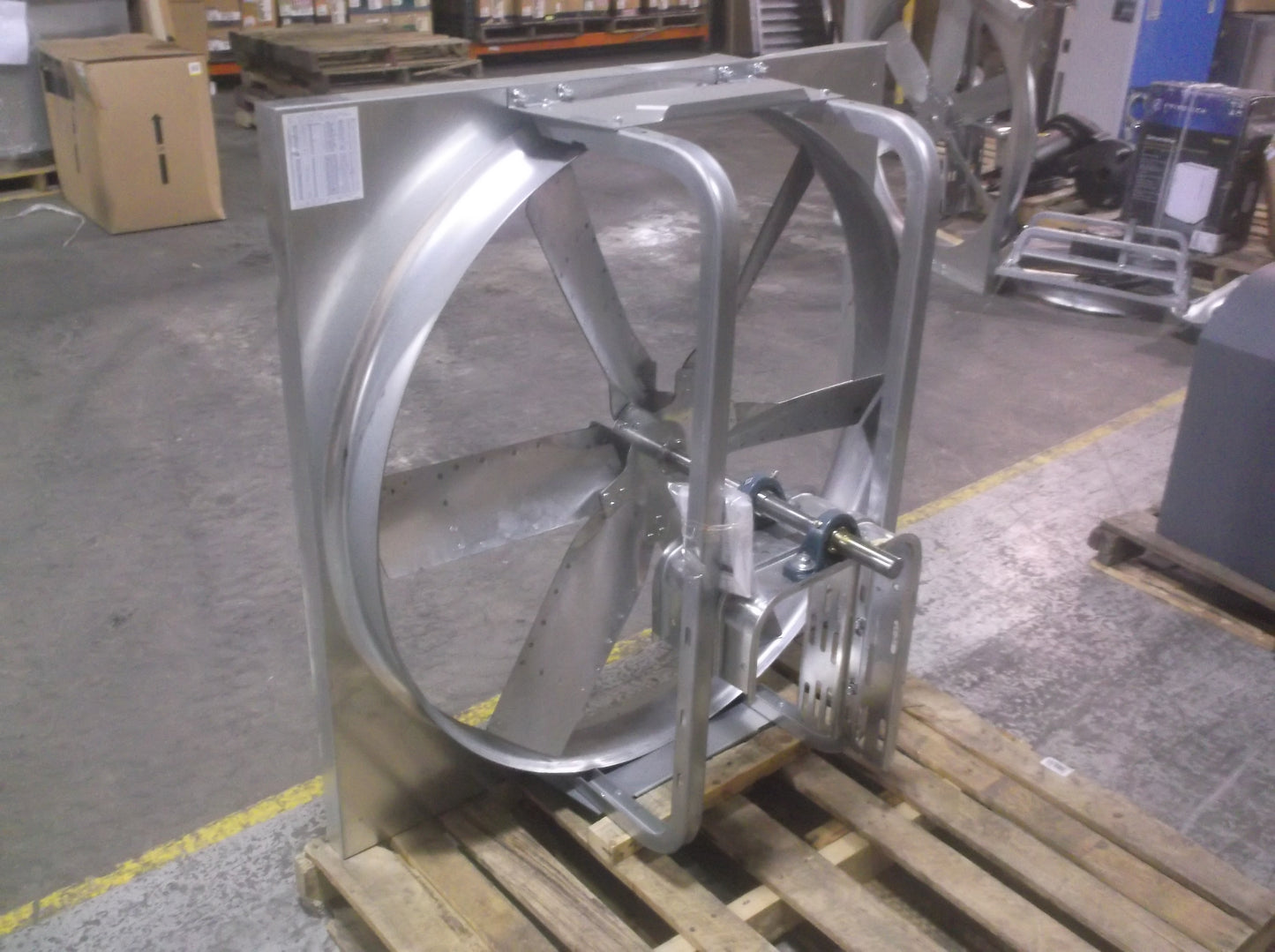 42" BELT DRIVEN SUPPLY FAN / LESS MOTOR