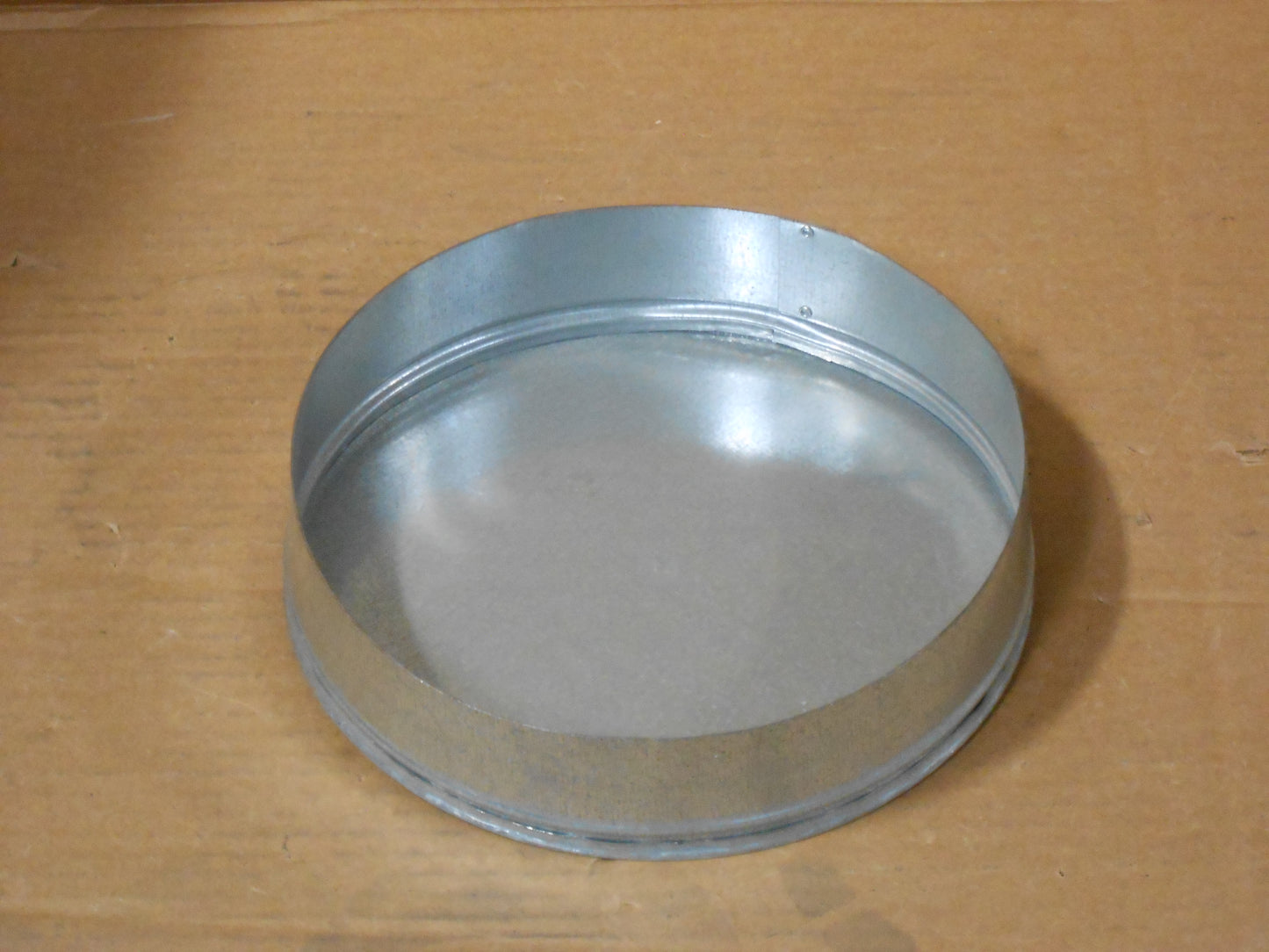 9" GALVANIZED END CAP