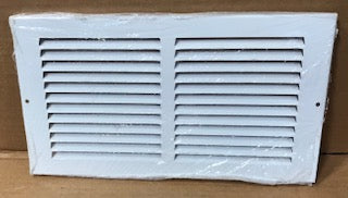 6" X 12" WHITE STEEL RETURN AIR GRILLE