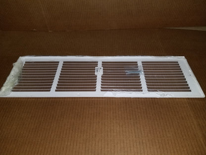 24" X 6" WHITE STEEL RETURN AIR GRILLE