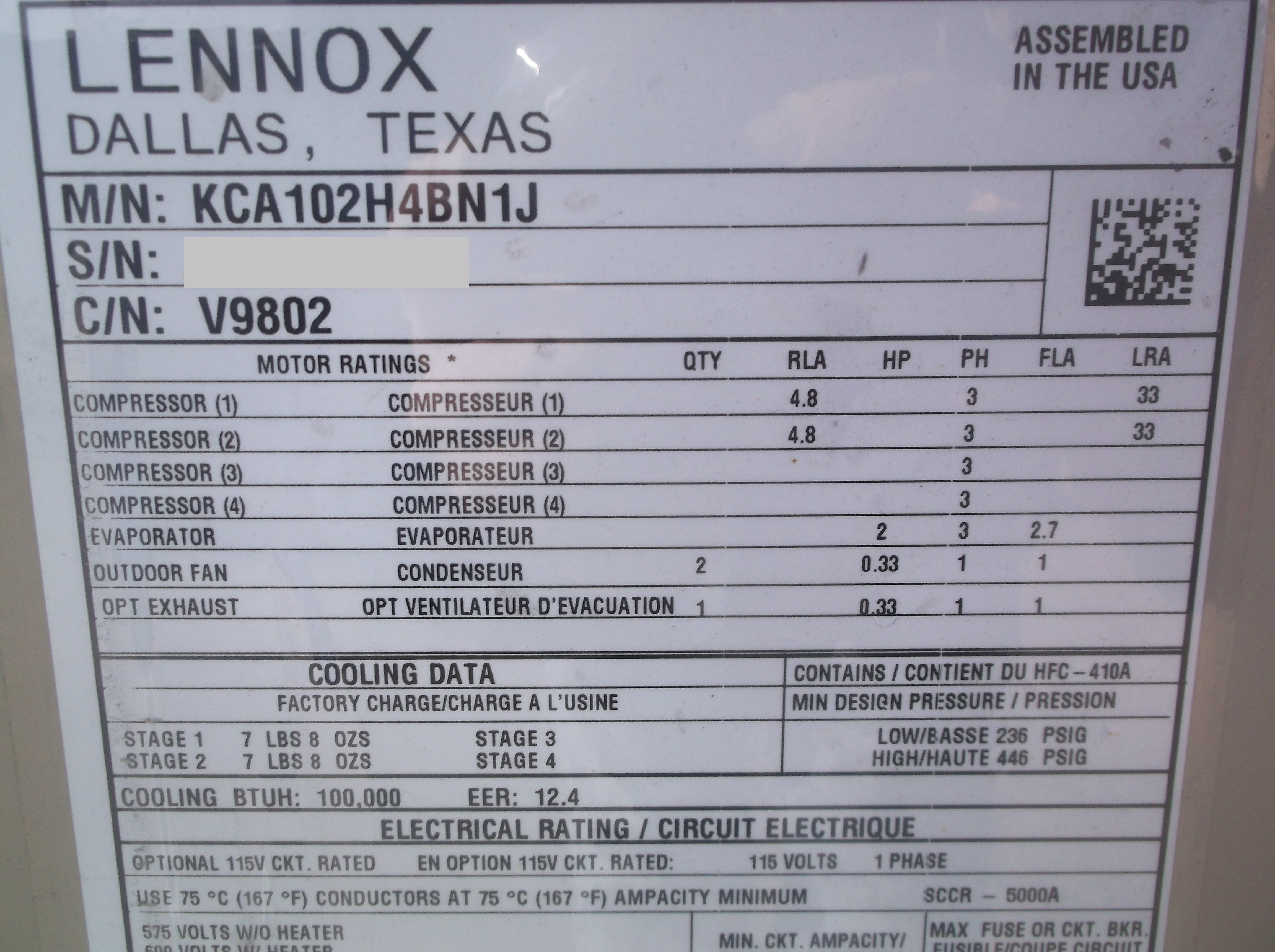yocchan さん専用‼️ Size Down レボリューション York ZH120 Predator Air Heating & Cooling Condensing Unit