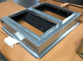 18" X 32" RECTANGLE SUPPLY AND RETURN ROOF CURB TRANSITION