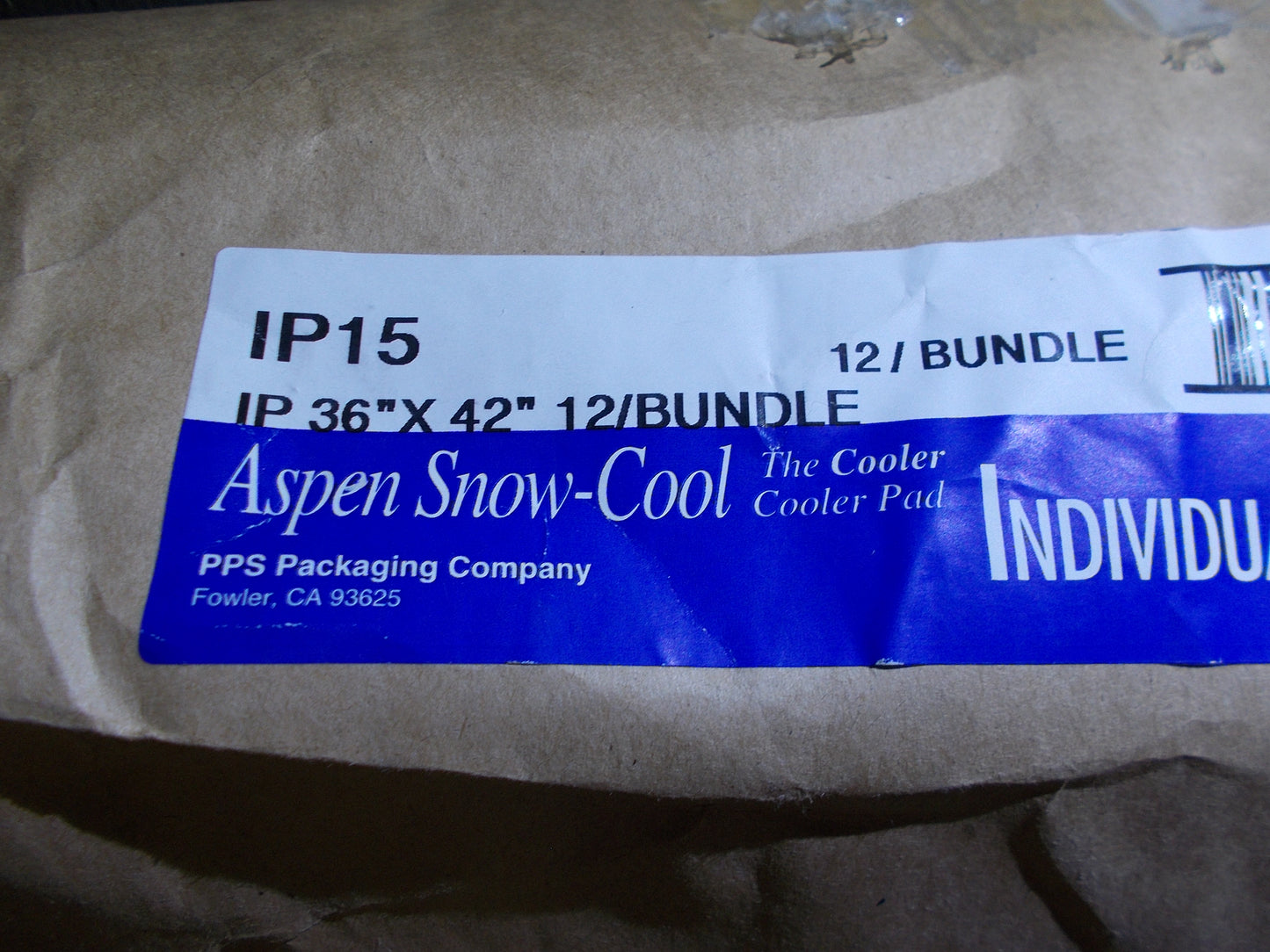 36" X 42" ASPEN SNOW-COOL EVAPORATOR COOLER PADS (SOLD AS 12 PER BUNDLE)