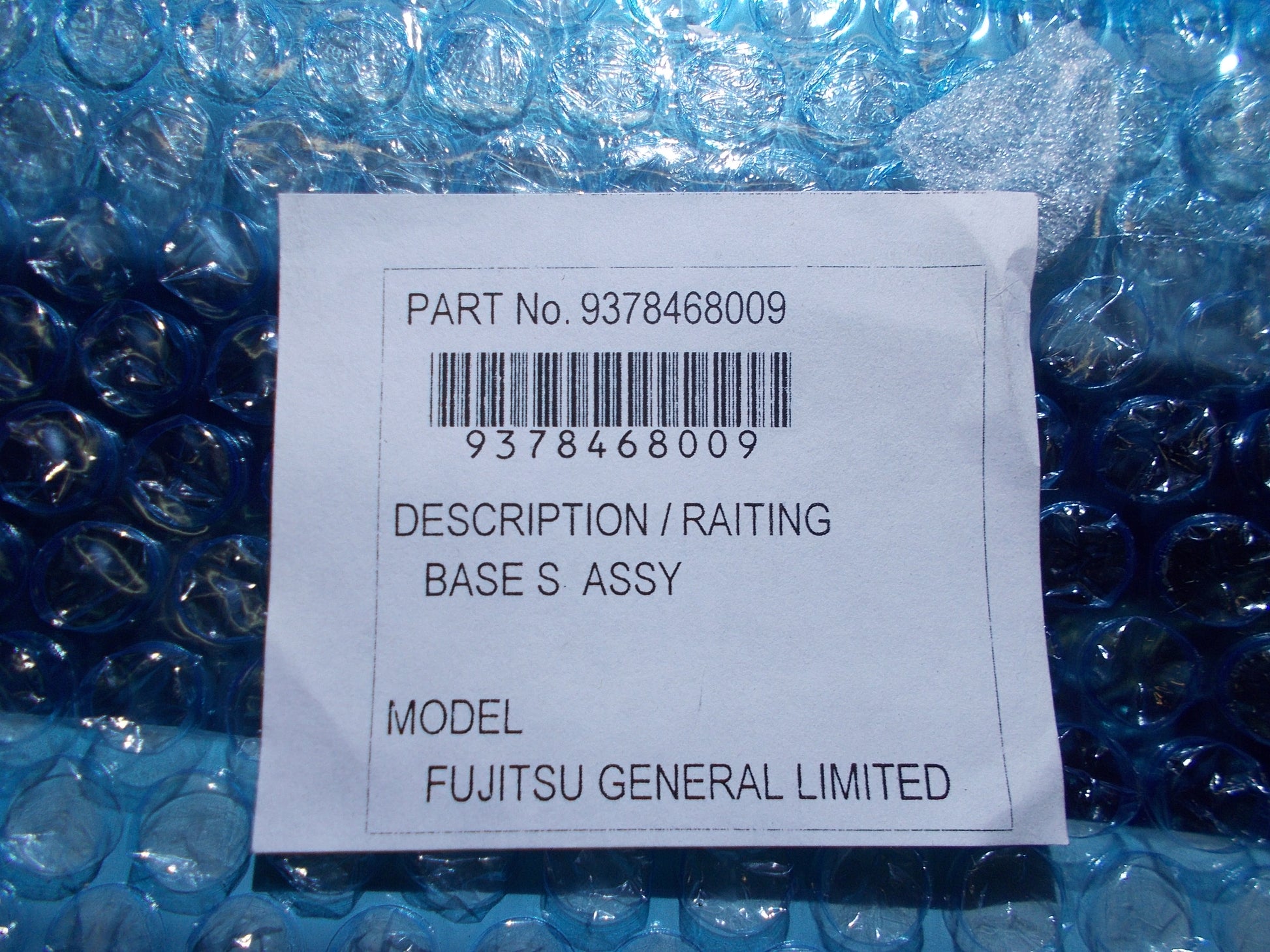 BASE S ASSEMBLY