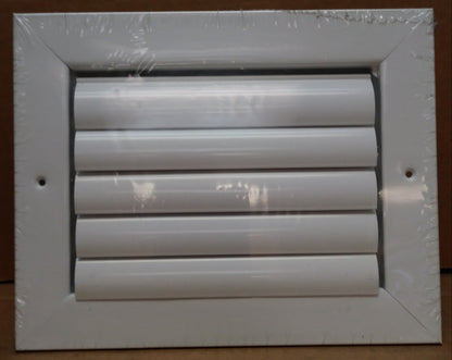 6" X 8" ALUMINUM CEILING 1-WAY DEFLECTION SUPPLY, MULTI-SHUTTER