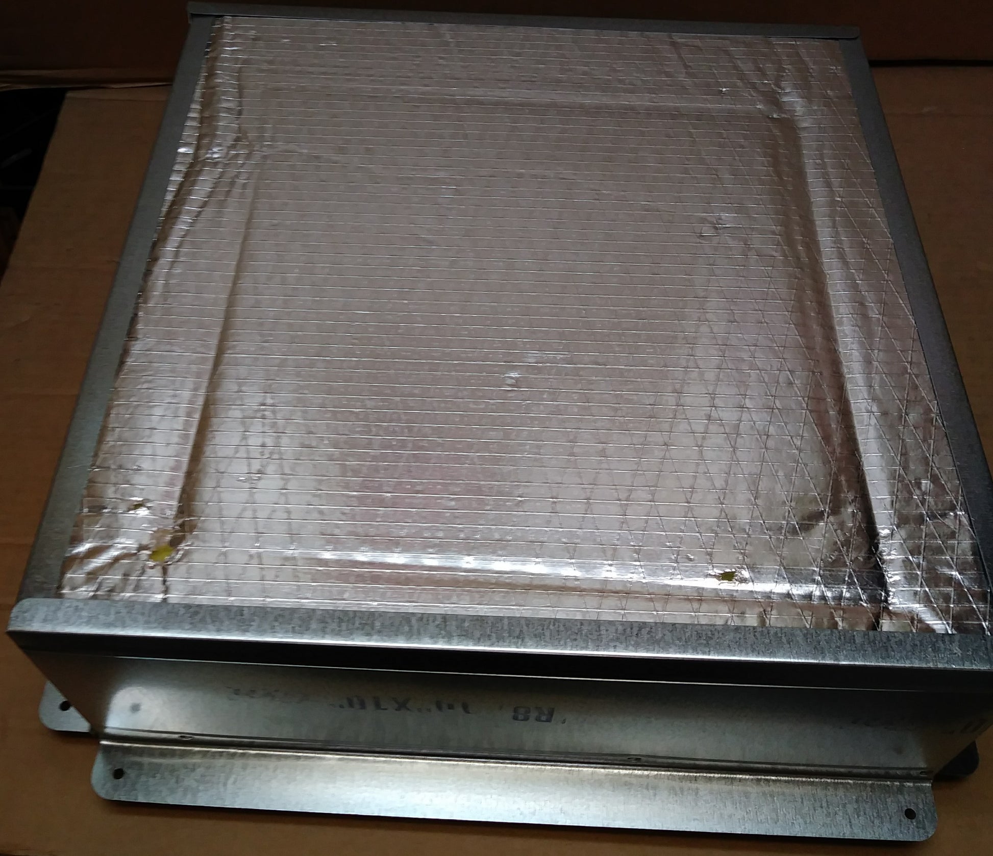 10" X 10" RETURN AIR BOX, R8, 30 GAUGE