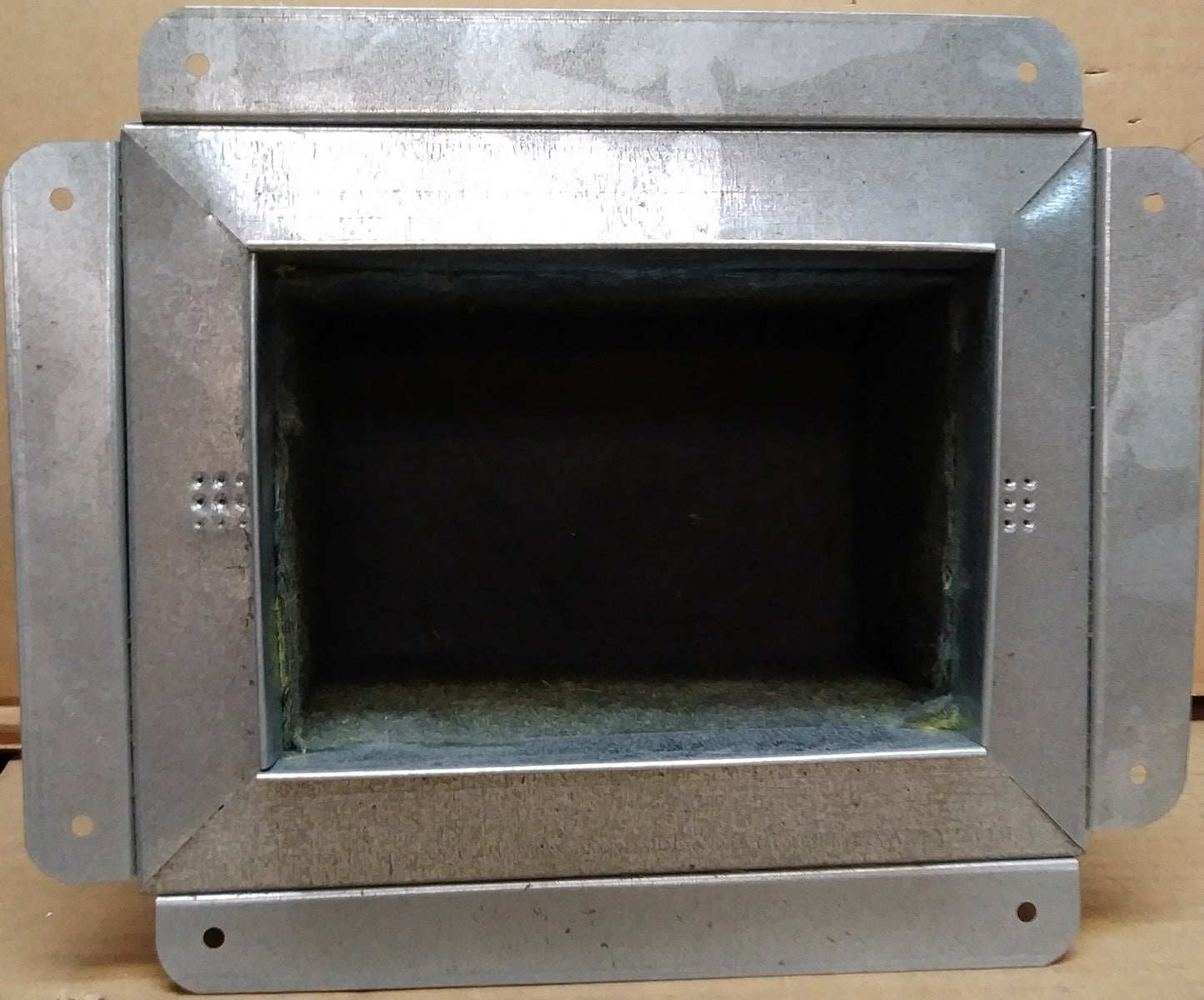 4" X 6" RETURN AIR BOX, R6, 30 GAUGE