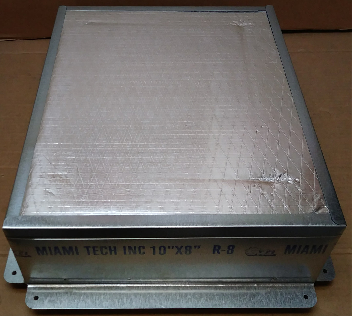 8" x 10" RETURN AIR BOX, R8, 30 GAUGE