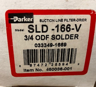 3/4"ODF SWEAT "SLD SAHARA" SERIES 16 CU. IN. MULTI-REFRIGERANT SUCTION LINE FILTER DRIER