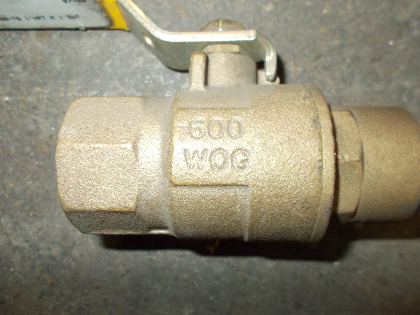 1" SWEAT X 1" F.N.P.T. BRONZE/BRASS BALL VALVE