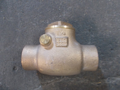 1 1/4" SWEAT BRONZE SWING CHECK VALVE