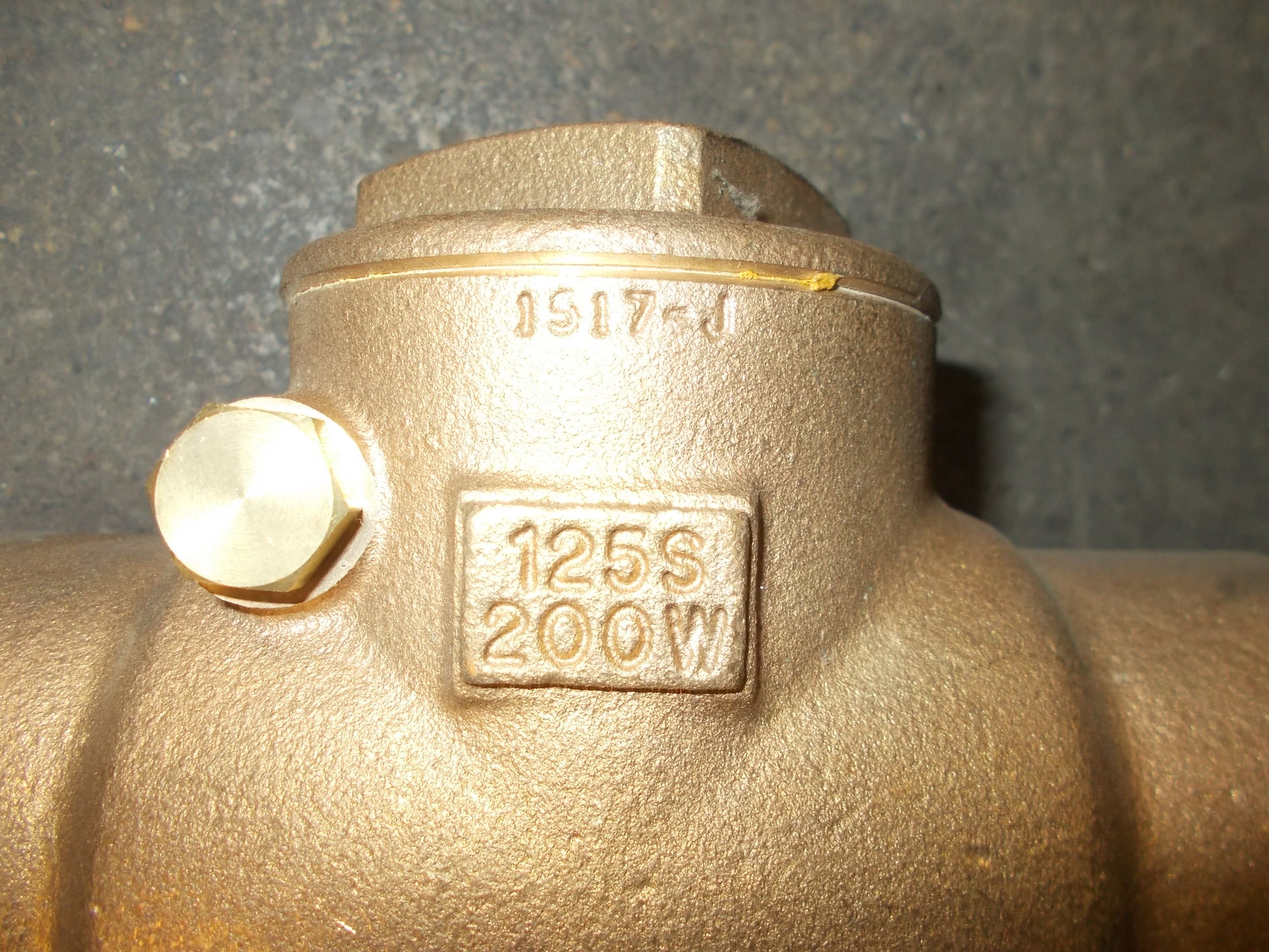 2" SWEAT BRONZE SWING CHECK VALVE