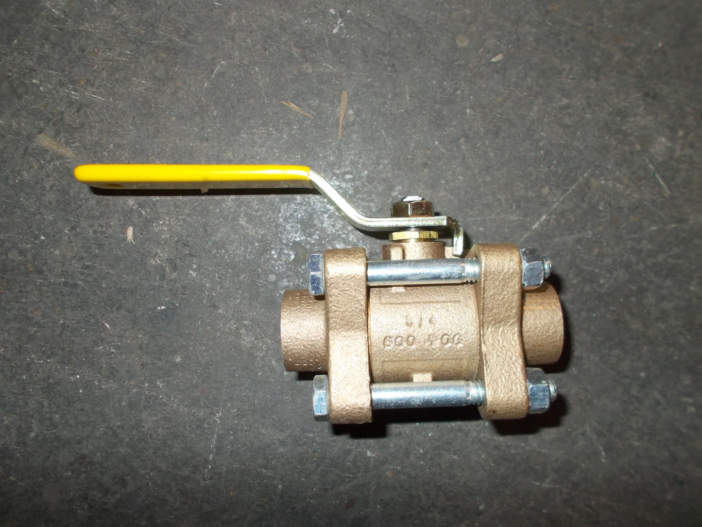 3/4" SWEAT BRONZE FULL PORT BALL VALVE W/SS TRIM