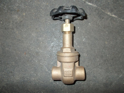 3/4" SWEAT BRASS RS GATE VALVE