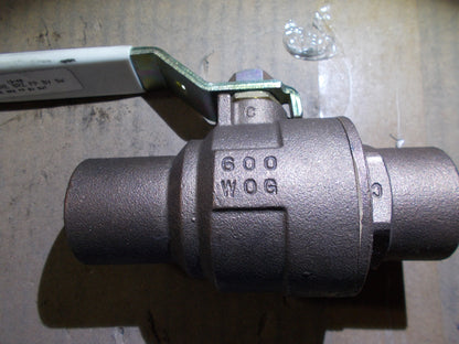 1 1/4" ULTRA PURE SWEAT BRONZE BALL VALVE