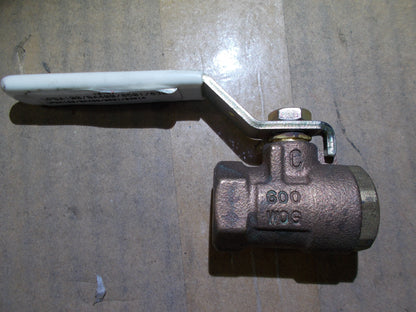 1/4"FPT "ULTRA PURE" BRONZE BALL VALVE