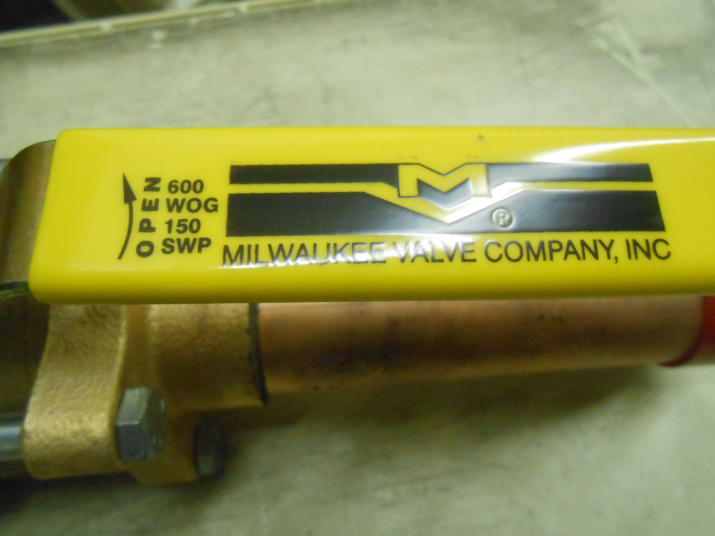 1-1/2" SWEAT BRONZE BALL VALVE W/EXTENDED TUBE ENDS