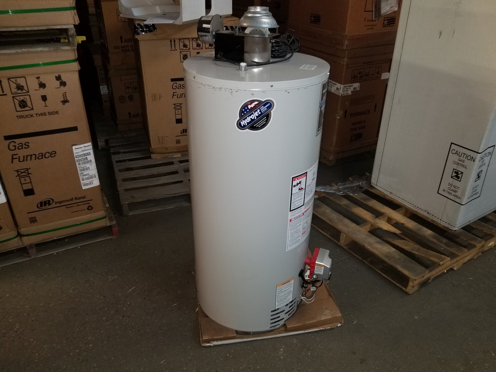 40 GALLON RESIDENTIAL DAMPER ATMOSPHERIC VENT HIGH EFFICIENCY LP