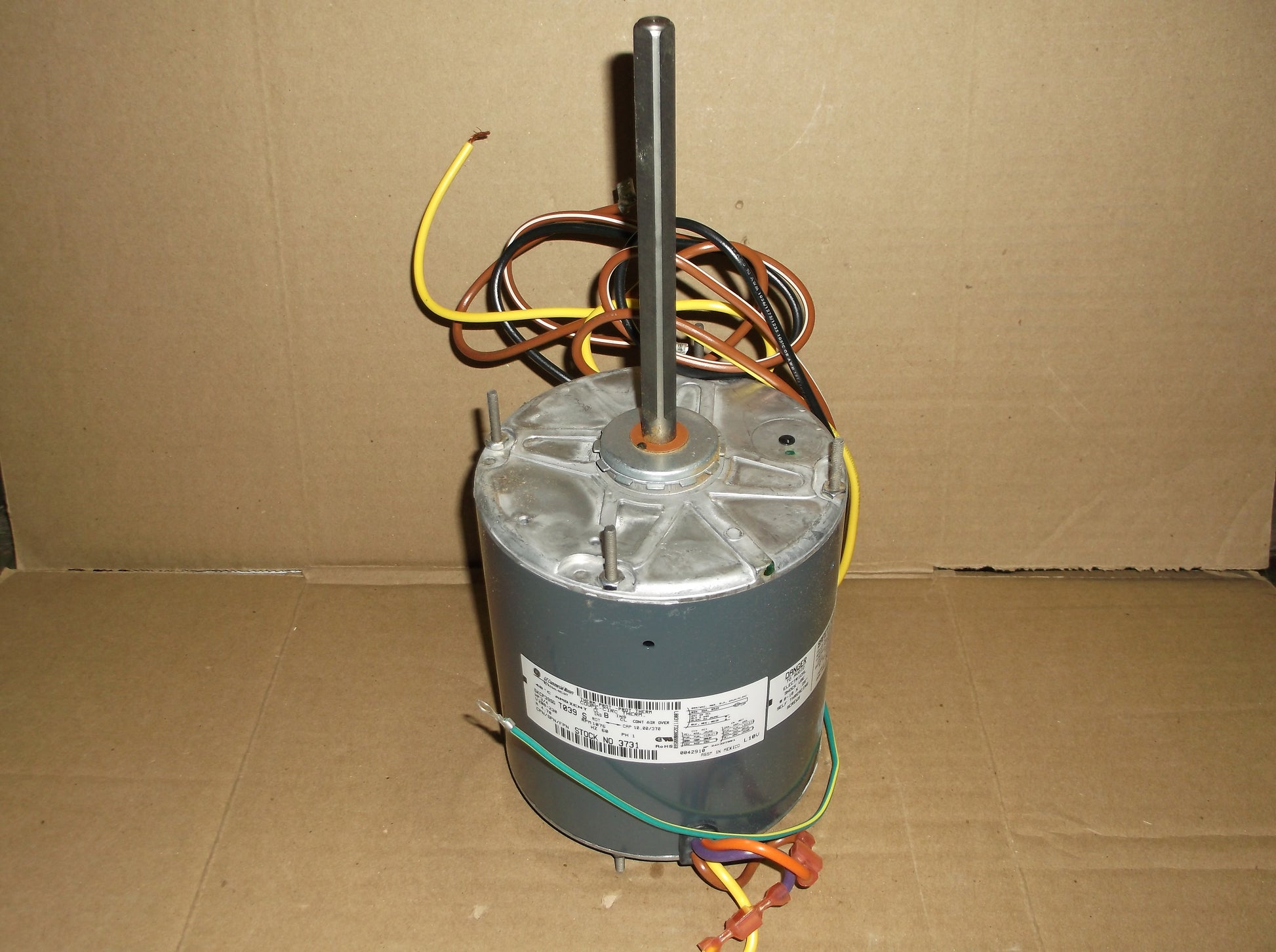 3/4HP CONDENSER FAN MOTOR, 208-230/60/1 RPM:1075/1-SPEED