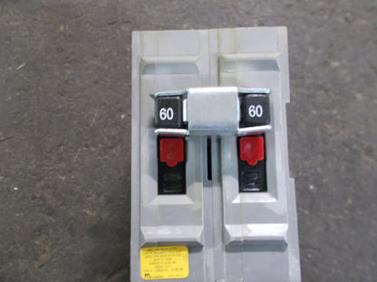 2 POLE 60 AMP CIRCUIT BREAKER 120-240VAC 