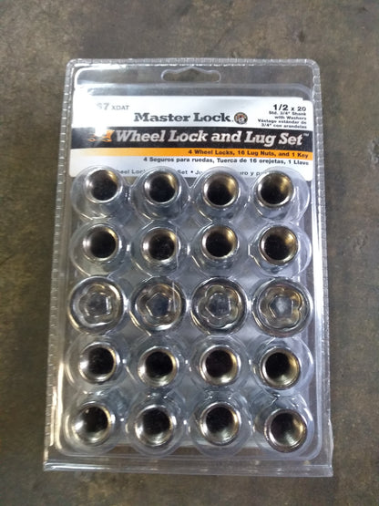 WHEEL LOCK & LUG SET 1/2 X 20