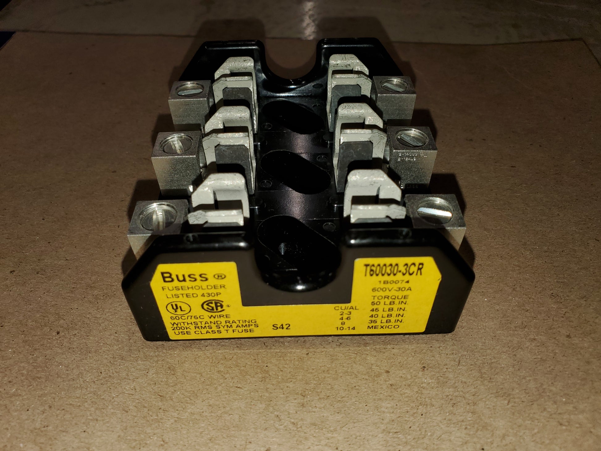 30A 600V FUSE HOLDER