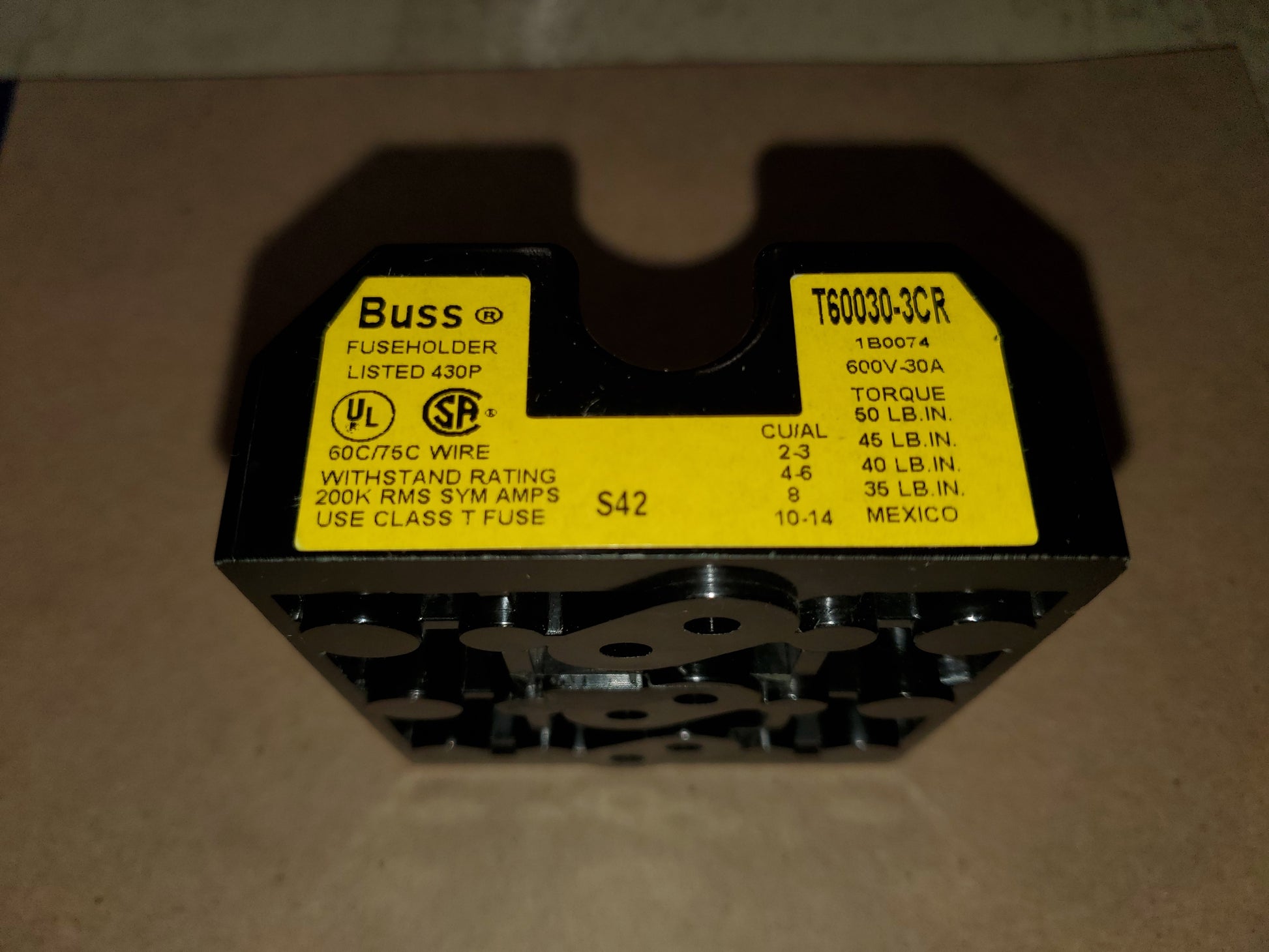 30A 600V FUSE HOLDER