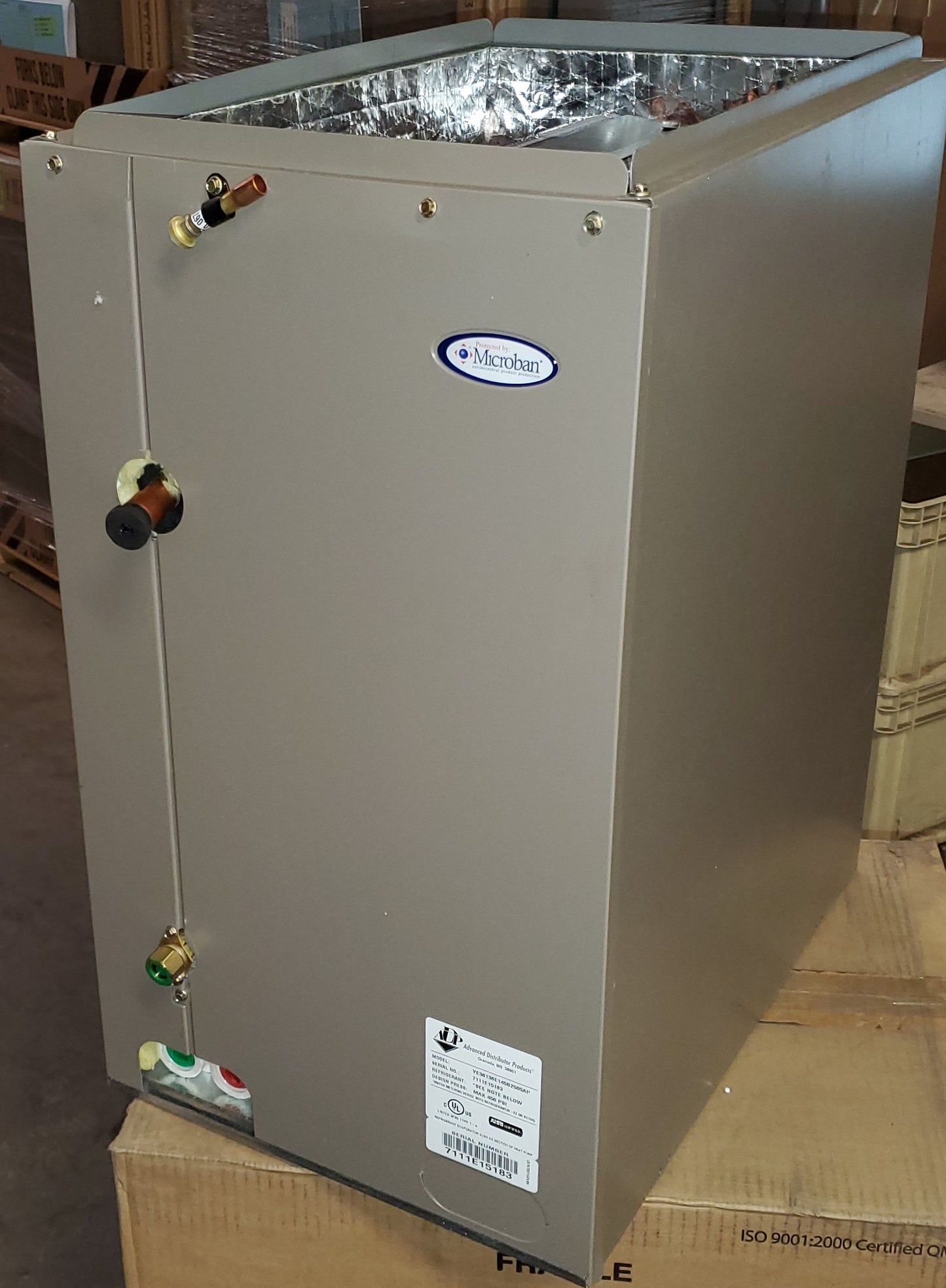 3 TON AC/HP UPFLOW/DOWNFLOW CASED "A" COIL, R-410A