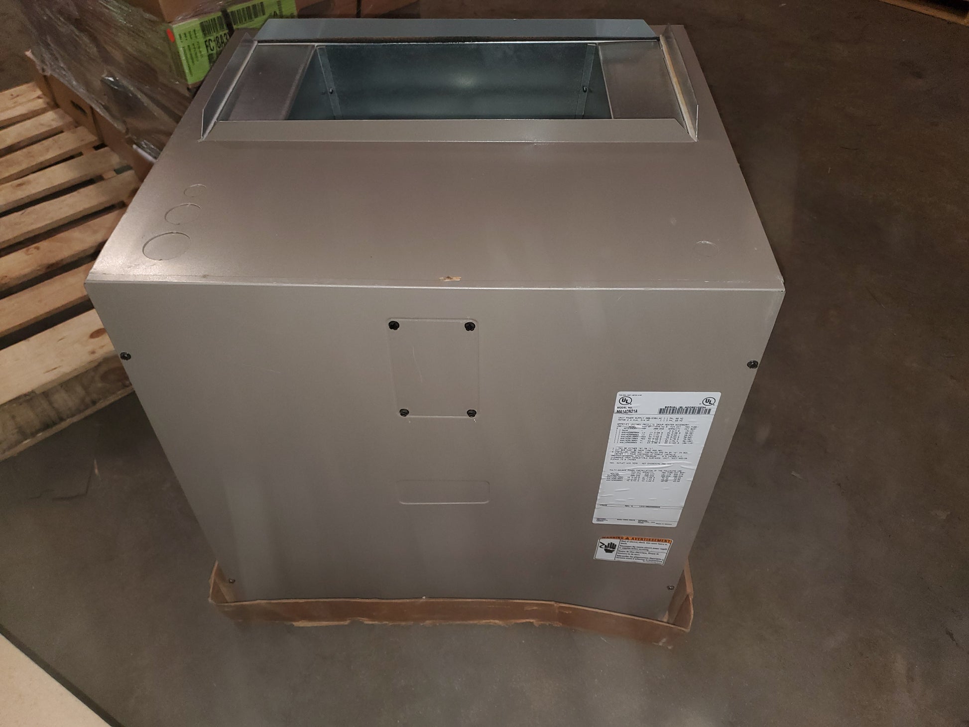 3-1/2 TON MULTI-POSITION MODULAR AIR HANDLER/LESS COIL, 208-230/60/1 1400 CFM