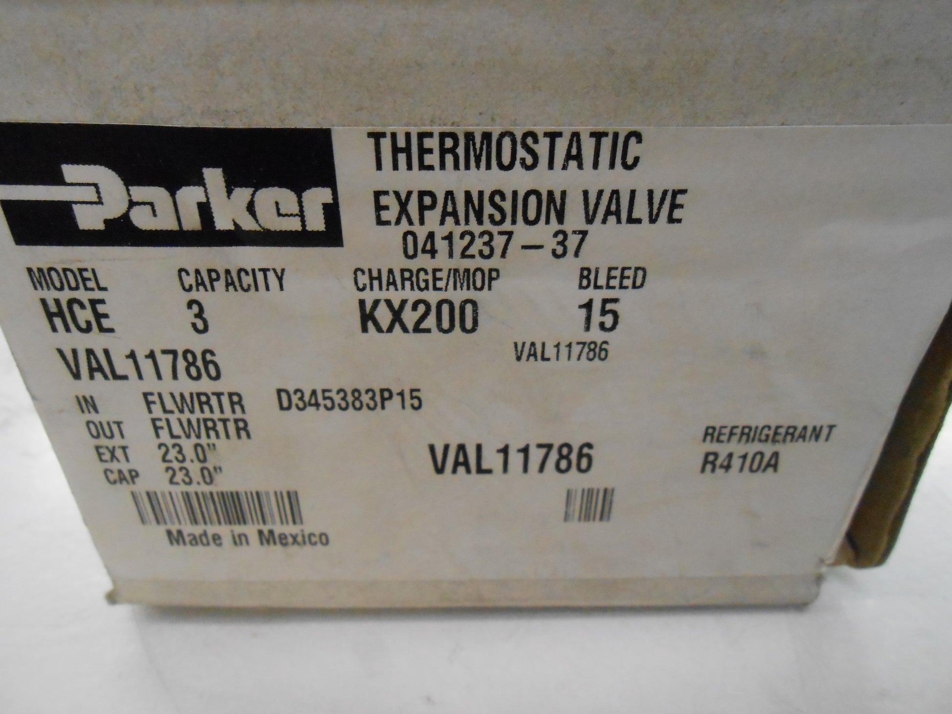 3 TON THERMOSTATIC EXPANSION VALVE, R-410A