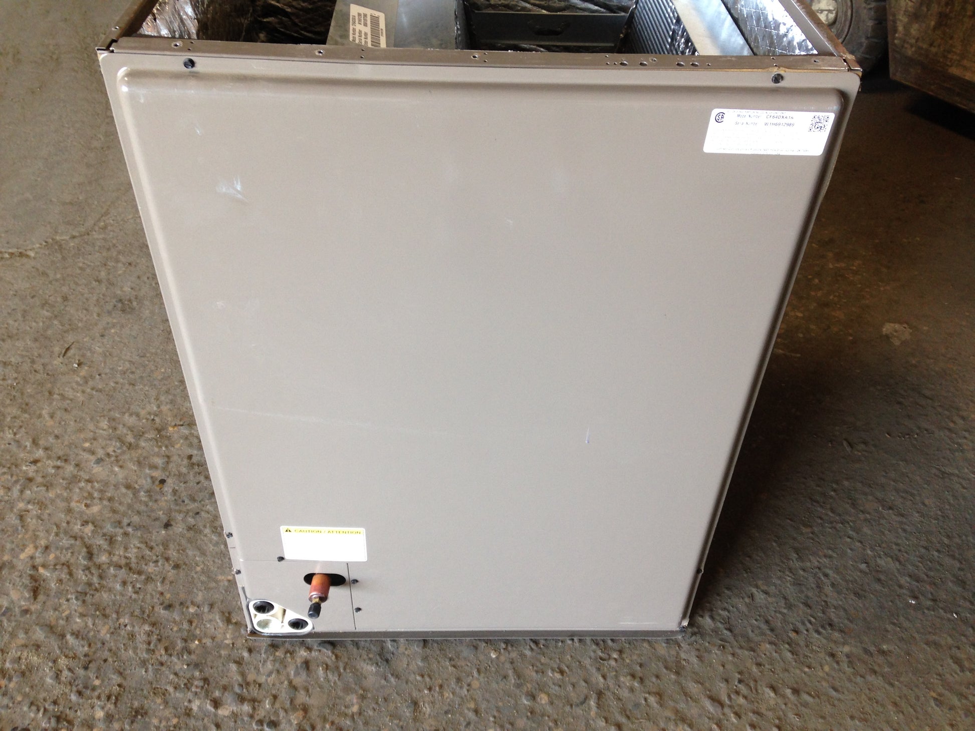 5 TON AC/HP ALUMINUM UPFLOW/DOWNFLOW CASED "N" COIL, R-22/R-410A/R-407C CFM 1800