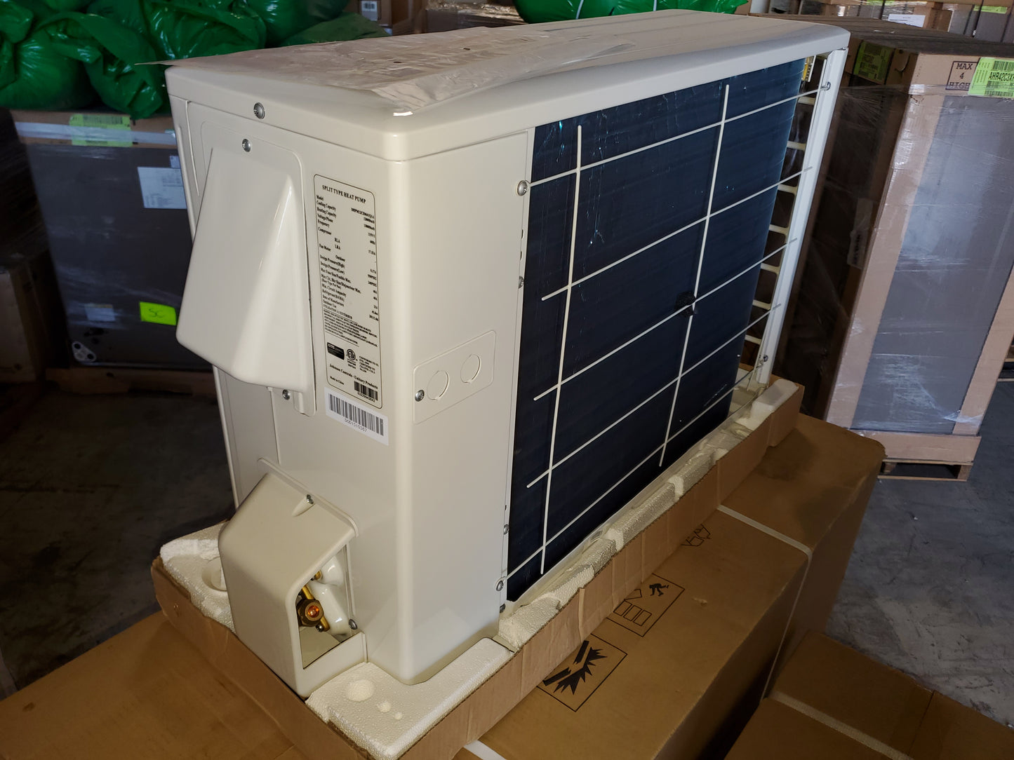 12,000 BTU SINGLE ZONE OUTDOOR MINI-SPLIT HEAT PUMP UNIT, 20 SEER 115/60/1 R-410A