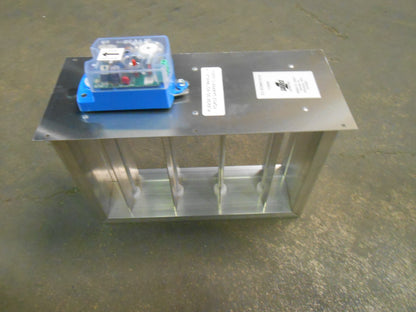 10" X 14" RECTANGULAR ZONING DAMPER, 24 VOLT