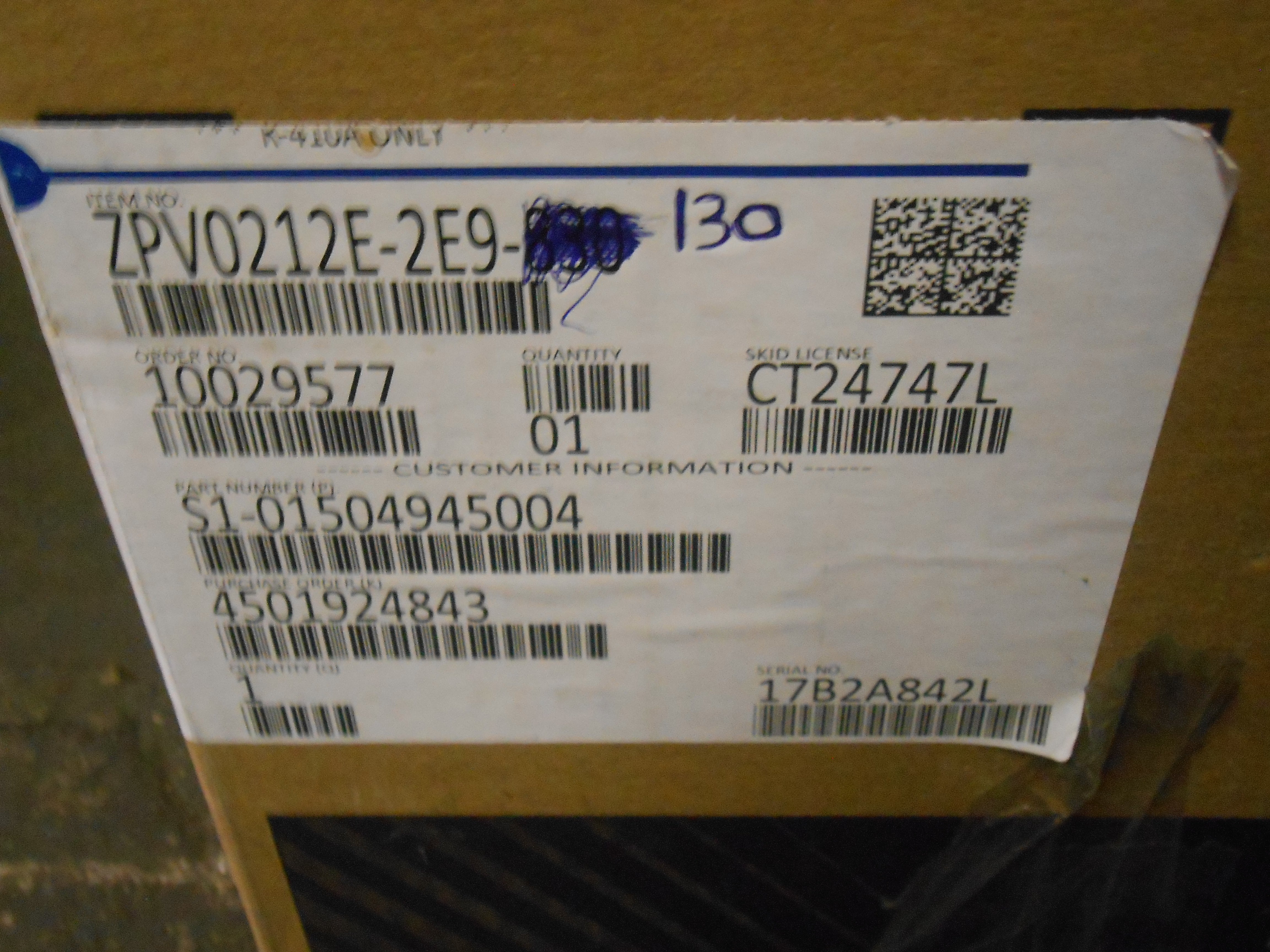 1-3 HP Scroll Compressor Variable Speed 600/20/3 R410A – Surplus City