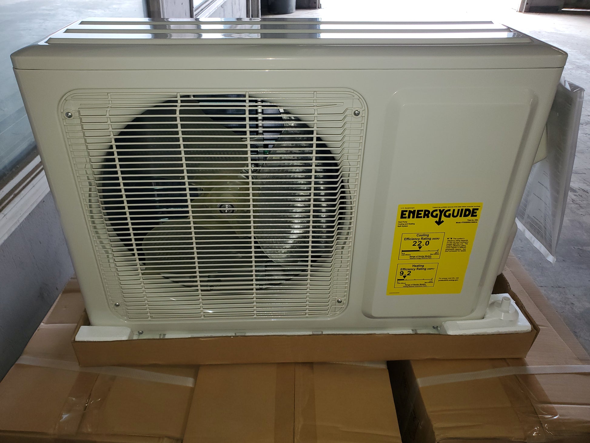 9,000 BTU SINGLE ZONE OUTDOOR INVERTER MINI-SPLIT HEAT PUMP UNIT, 22 SEER 208-230/60/1 R-410A CFM 300