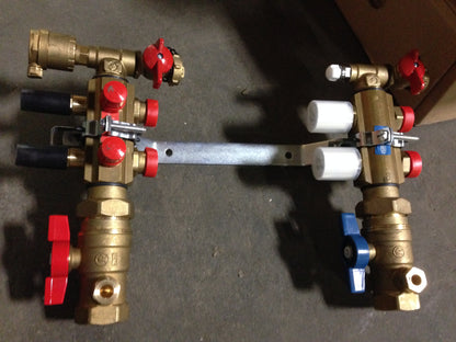 2 PORT ACCUFLOW PREASSEMBLED RADIANT HEATING MANIFOLD