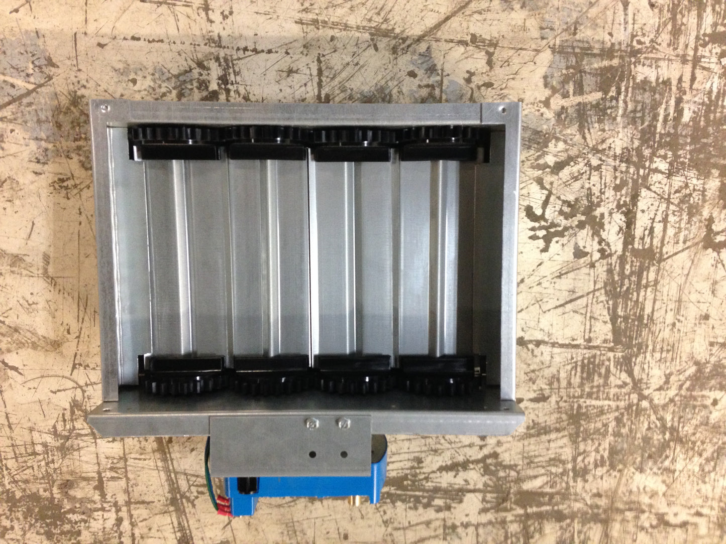 10" X 14" RECTANGULAR ZONE DAMPER, 24 VAC