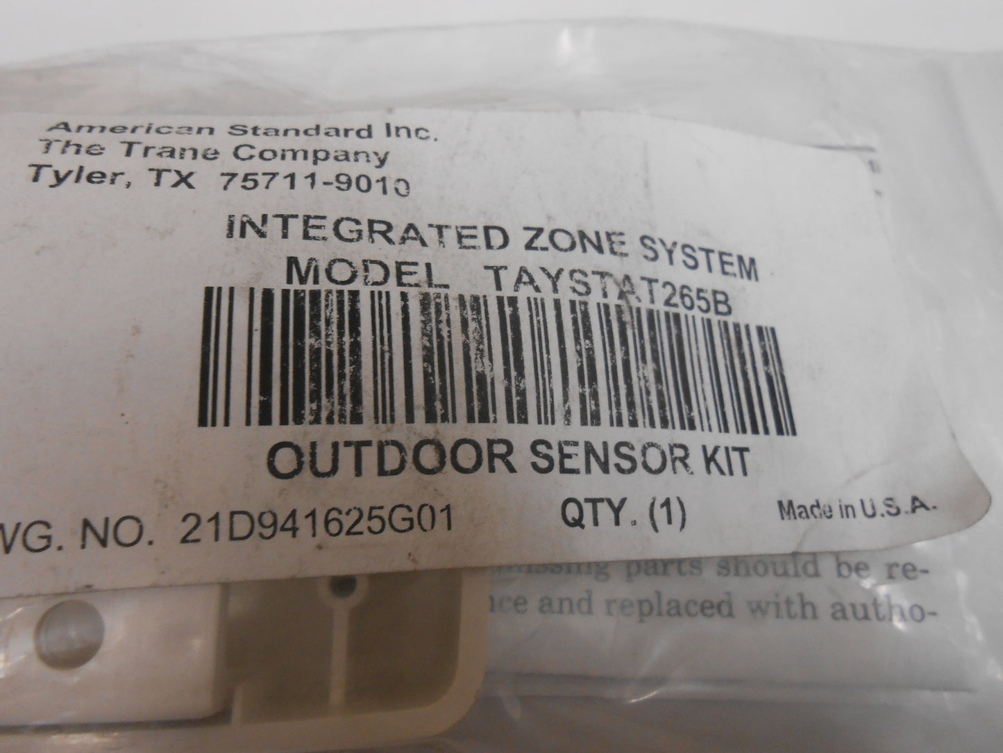 INTEGRATED ZONE SYSTEM OUTDOOR ANALOG TEMPERATURE SENSOR KIT