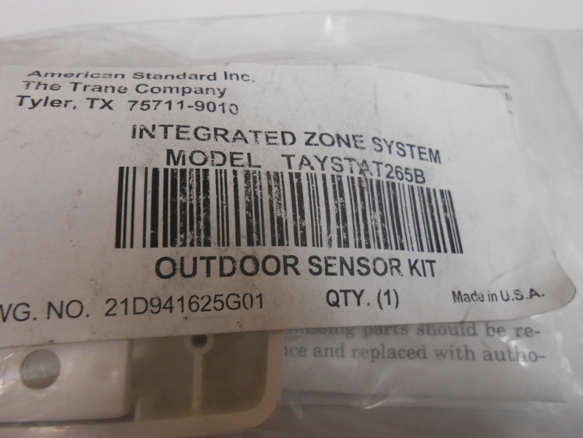 INTEGRATED ZONE SYSTEM OUTDOOR ANALOG TEMPERATURE SENSOR KIT